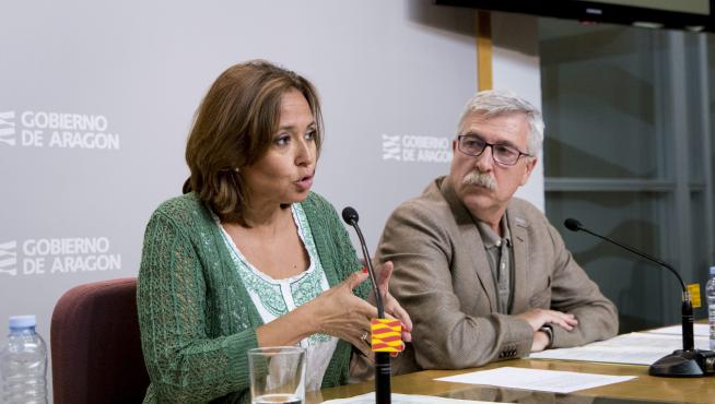 Mayte Pérez, durante una rueda de prensa