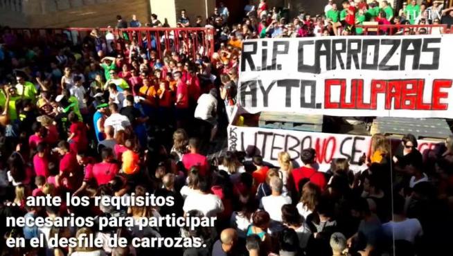 Polémica en el desfile de carrozas de Utebo