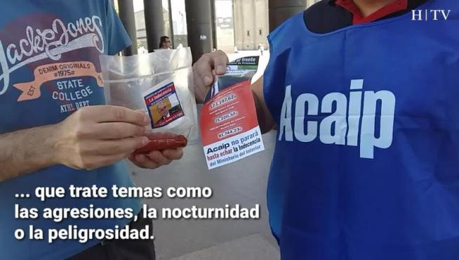 Chorizos para denunciar la "caótica" situación de los trabajadores de prisiones