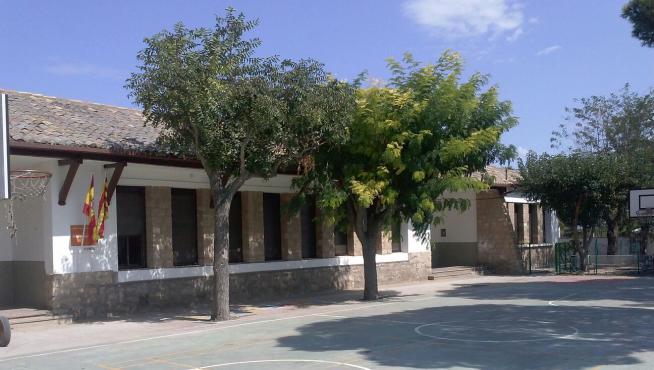 Colegio de Villanueva de Sijena, uno de los más pequeños de Aragón con 3 alumnos.