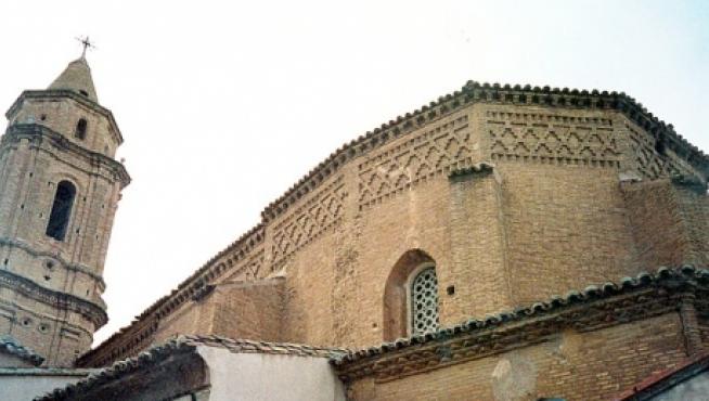 Foto de archivo de la iglesia de Santa María la Mayor, en Híjar.