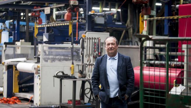 Alfonso Biel, presidente de Sphere Group Spain y director general de la fábrica del grupo en Utebo.