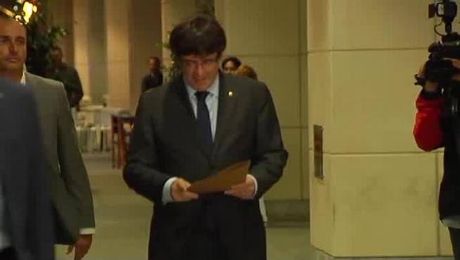 El PDeCAT le pide a Puigdemont que declare la independencia si Rajoy aplica el 155