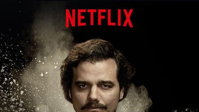 Cartel de la serie 'Narcos' de Netflix.