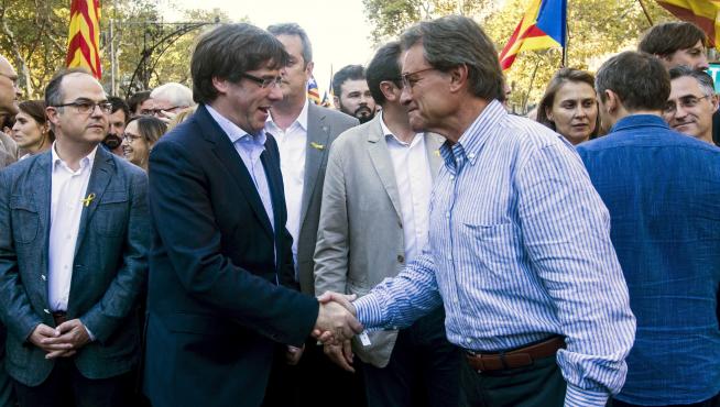 Carles Puigdemont y Artur Mas en una imagen de archivo