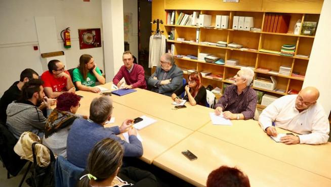 Reunión del Ayuntamiento de Zaragoza la semana pasada con los vecinos del Actur