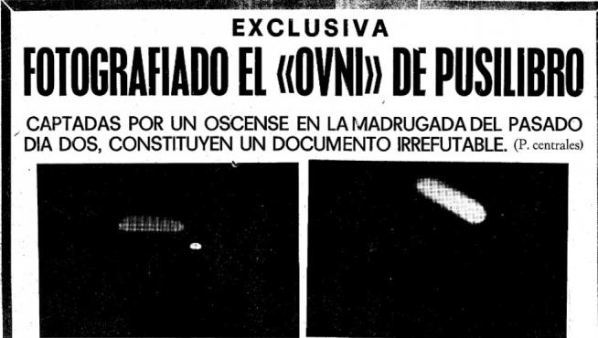 Así lo contó el rotativo oscense 'Nueva España', hoy 'Diario de Altoaragón'.