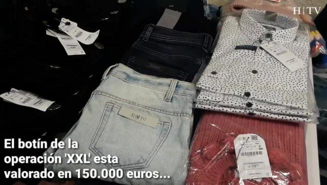 Incautada ropa y tecnología robada por valor de 300.000 euros