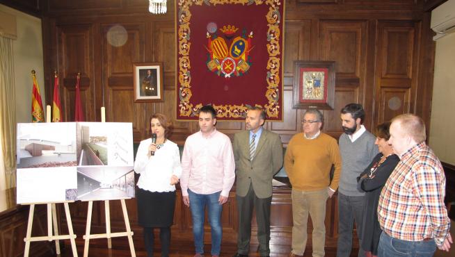 Presentación del fallo del concurso de ideas para construir un museo de la batalla de Teruel.