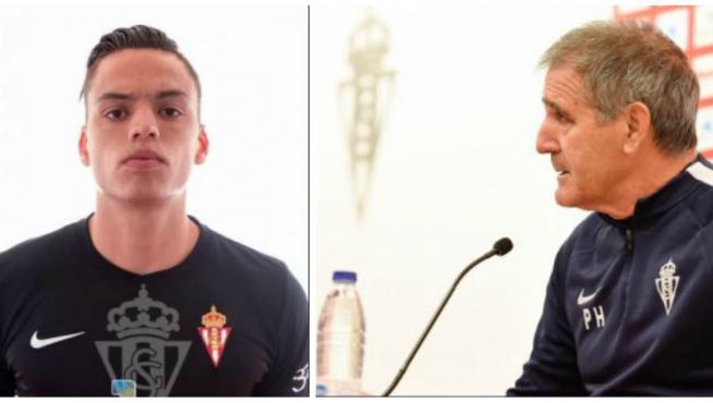 Óscar Whalley y Paco Herrera, ahora en el Sporting de Gijón.