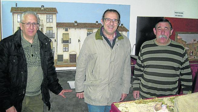 Miguel Romero, Isidro Forniés y José María Graus.