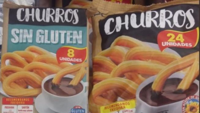 Más de 15 euros de diferencia en un kilo de churros por no tener gluten.