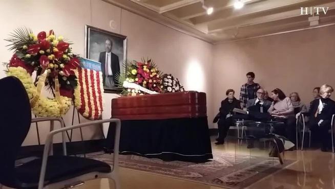 Instalada la capilla ardiente de Emilio Gastón en la sede del Justicia