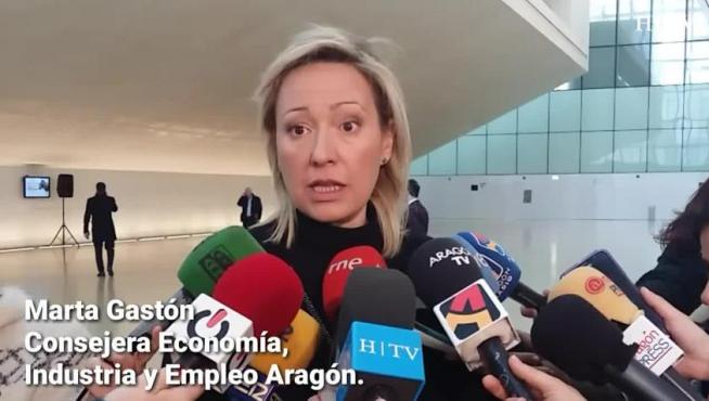 Marta Gastón, consejera de Economía