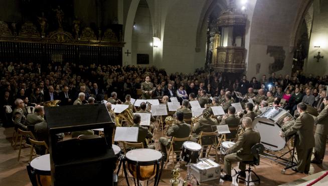Un momento del concierto, anoche, en el interior de la iglesia de San Pablo.