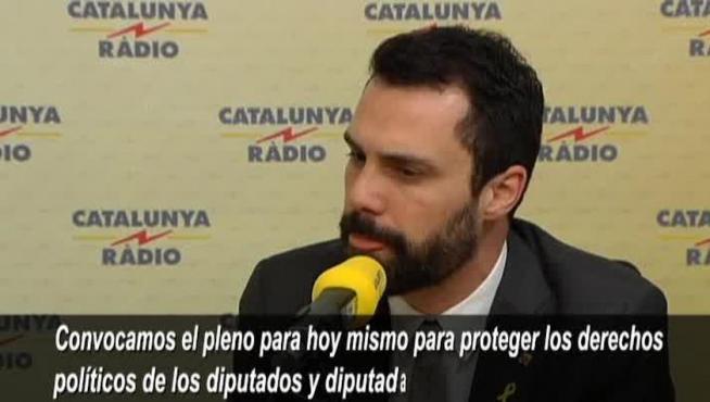 Torrent considera un despropósito que un president pueda entrar en prisión