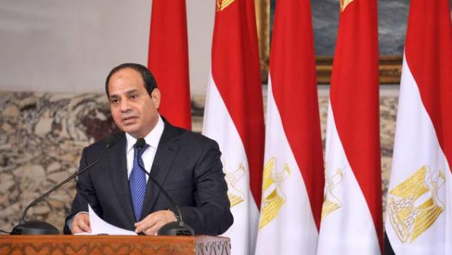 Imagen de archivo del presidente egipcio, Al Sisi.