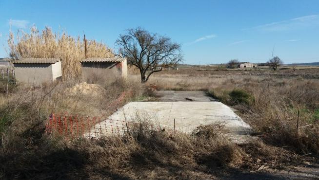 El aljibe del Camino de la Perdiguera en el que cayó el camión