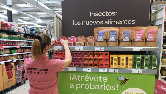 Carrefour se lanza a la venta de insectos.