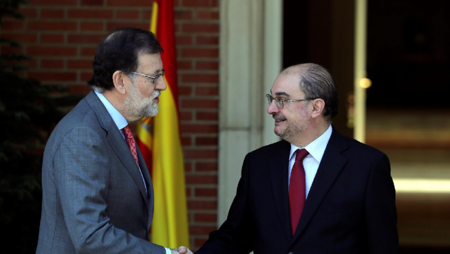 Lambán, favorable a que Rajoy pacte en nombre de Cataluña una nueva financiación