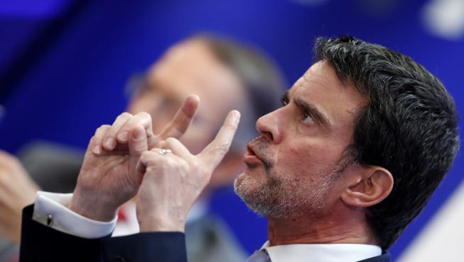 El exprimer ministro francés Manuel Valls en Madrid