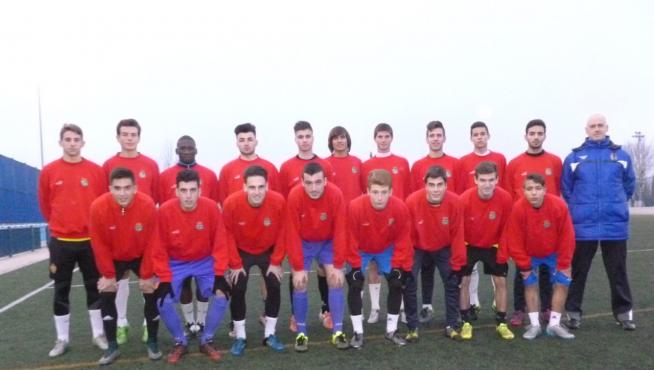 Foto de equipo del combinado aragonés sub 18.