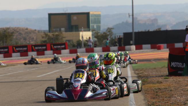 MotorLand acoge la quinta prueba del Campeonato de Aragón de Karting.