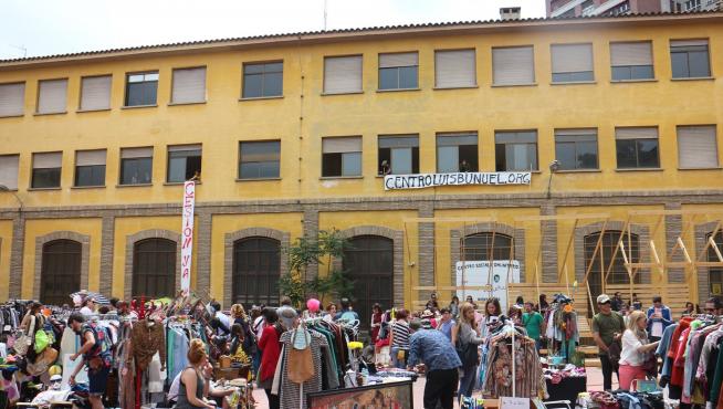 Imagen de una de las actividades organizadas en el interior del antiguo Instituto Luis Buñuel.