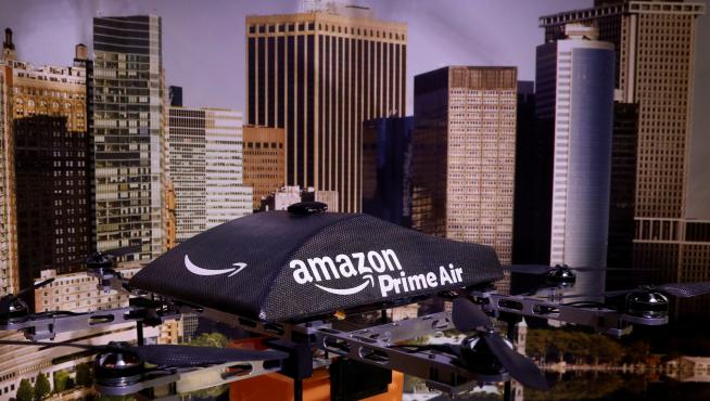 Un dron de Amazon