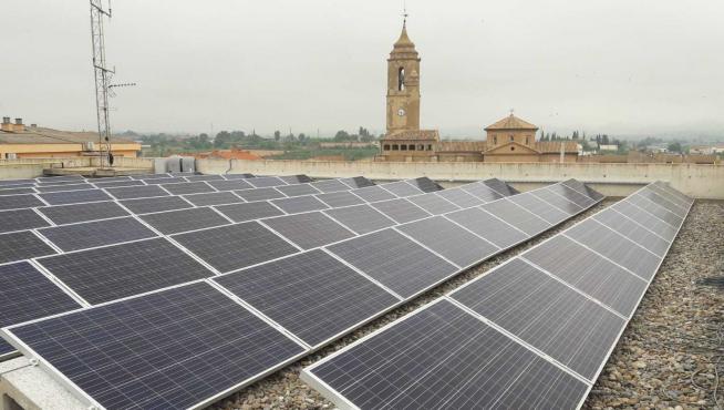 Instalación de energía solar en el Ayuntamiento de Binéfar