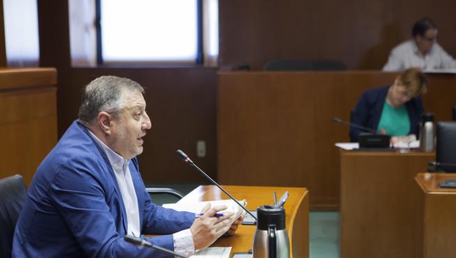 El director general de Energía, Alfonso Gómez, en su comparecencia ante las Cortes, este martes.