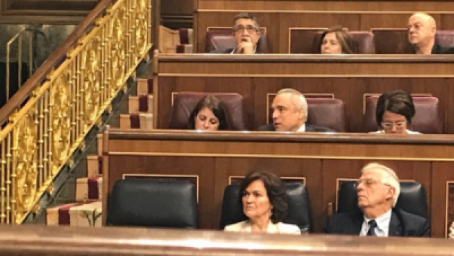 Josep Borrell, en el Congreso este miércoles
