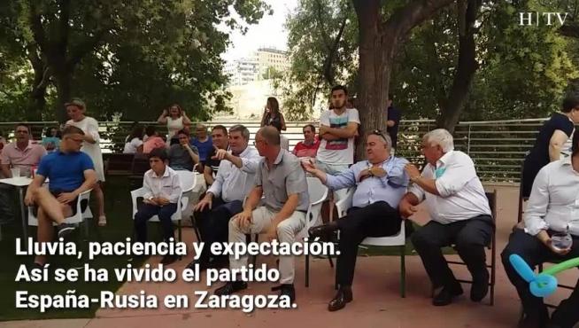 El España-Rusia también se vive en Zaragoza