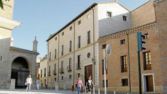 El palacio de Eguarás, situado frente a la catedral, nuevo escenario del ciclo de conciertos.