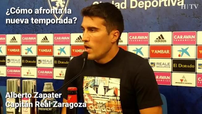 Zapater: "Afronto la nueva temporada con la ilusión del primer día de colegio"