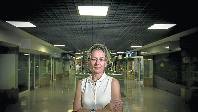 María Pilar Pina, hace unos días en Zaragoza.