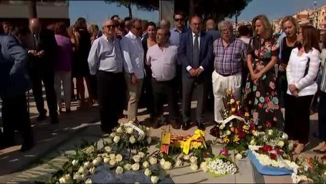 Javier Lambán acompaña a las víctimas de Cambrils