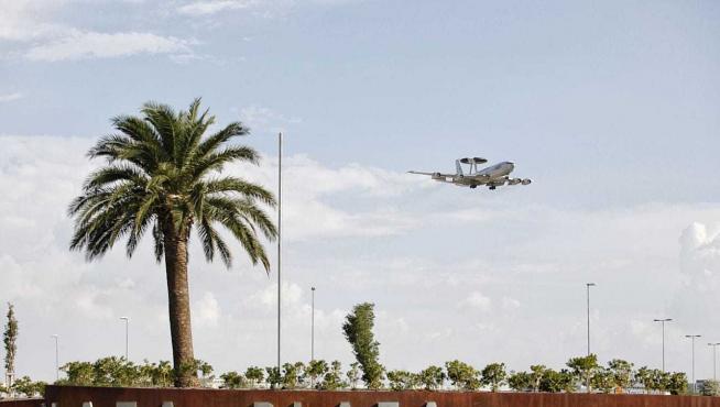 El avión AWASCS de la OTAN llega esta tarde a las 17.25 a la Base Aérea de Zaragoza.