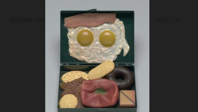 'False Food Selection', obra de Claes Oldenburg (hacia 1966)