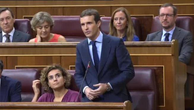 Casado acusa a Sánchez de cometer un fraude de ley con su maniobra para saltarse el Senado