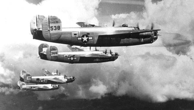 Aviones durante la Segunda Guerra Mundial.