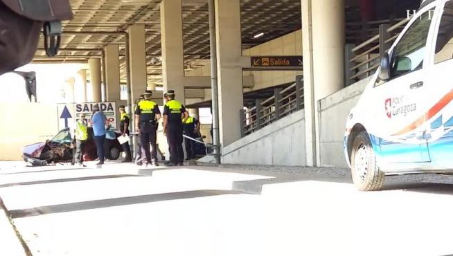 Fallece un anciano en el aparcamiento del Centro Comercial Augusta de Zaragoza