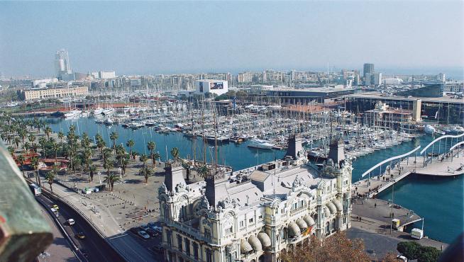 Imagen del puerto de Barcelona.
