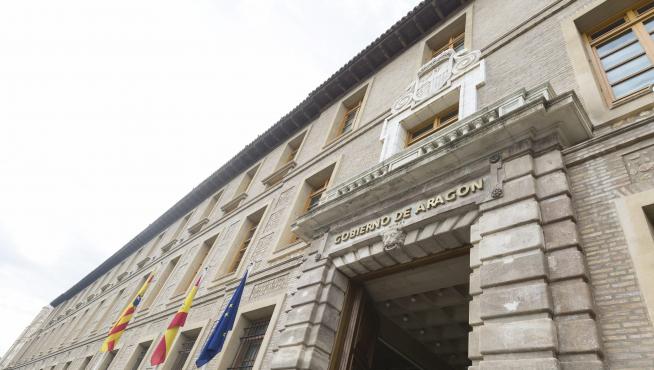 El edificio Pignatelli, sede del Gobierno de Aragón.