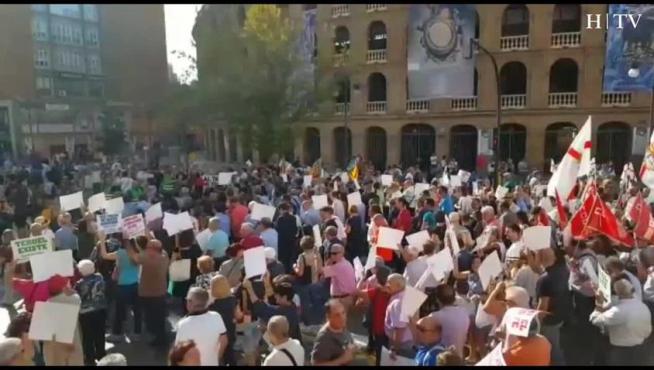 Manifestación de Teruel en Valencia