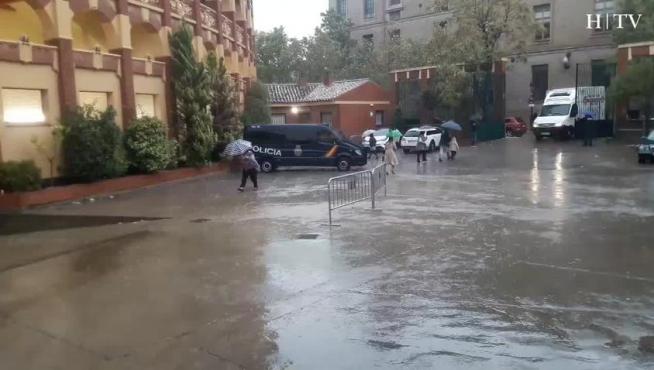 Tromba en Zaragoza