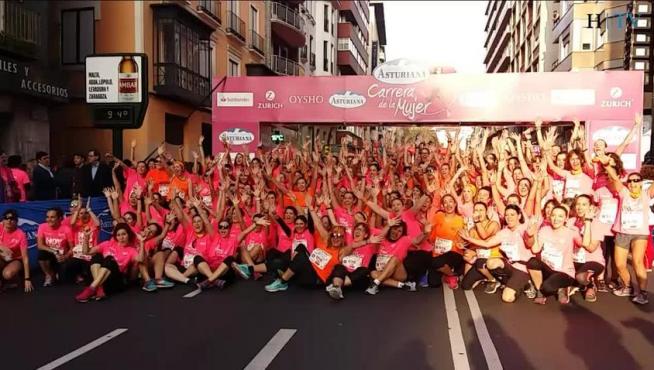 Más de 11.000 participantes en la Carrera de la Mujer en Zaragoza