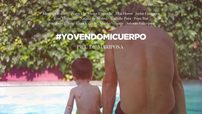 Cartel promocional de la campaña #YoVendoMiCuerpo.