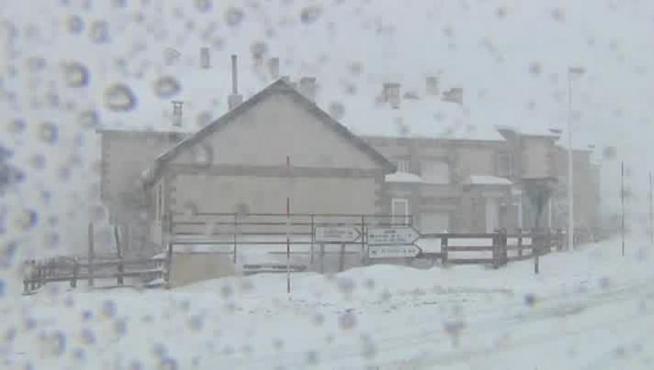 La nieve cubre el norte de España