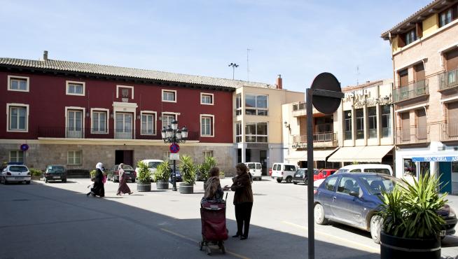 Imagen de archivo de la fachada del ayuntamiento de Mallén.